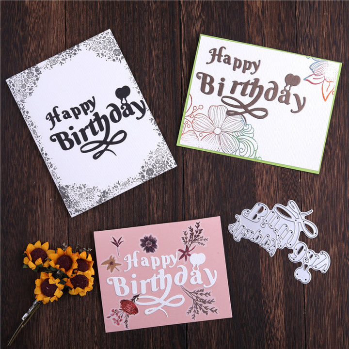 Kokorosa Happy Birthday Metal Cutting Dies