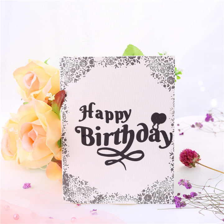 Kokorosa Happy Birthday Metal Cutting Dies