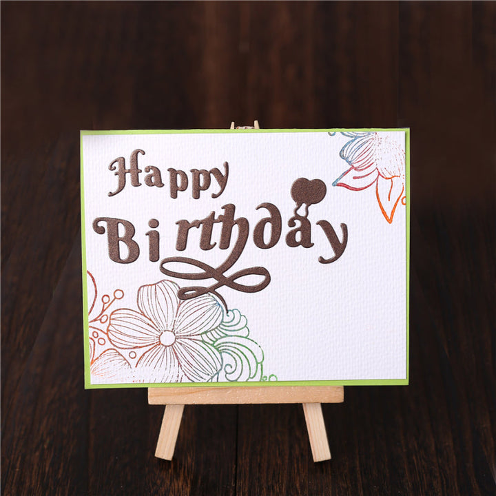 Kokorosa Happy Birthday Metal Cutting Dies