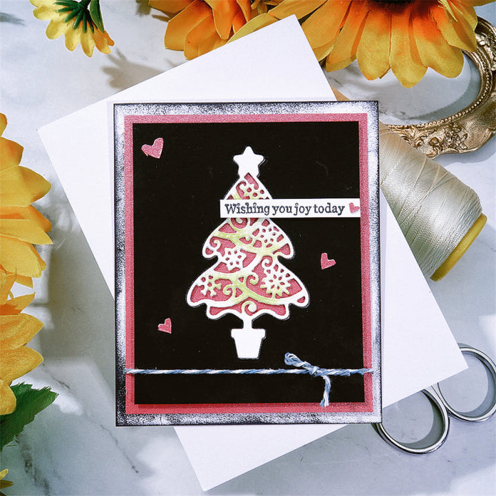 Kokorosa Little Christmas Tree Cutting Dies
