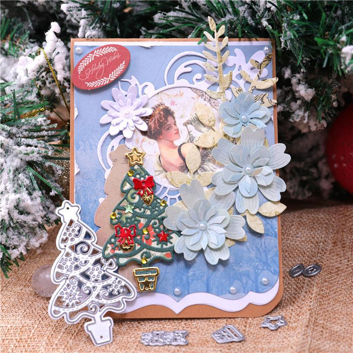 Kokorosa Little Christmas Tree Cutting Dies