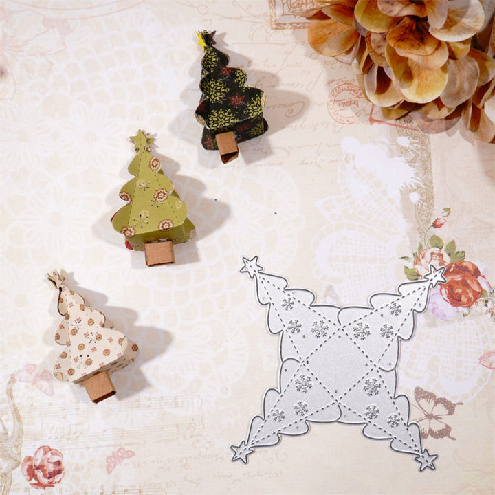 Kokorosa Metal Cutting Dies With 3D Christmas Tree