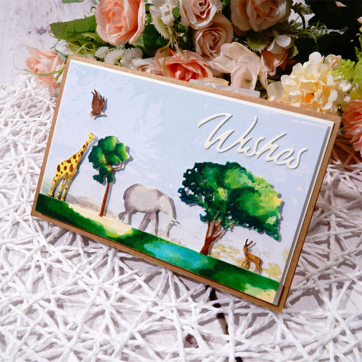 Kokorosa Metal Cutting Dies With African Flora and Fauna