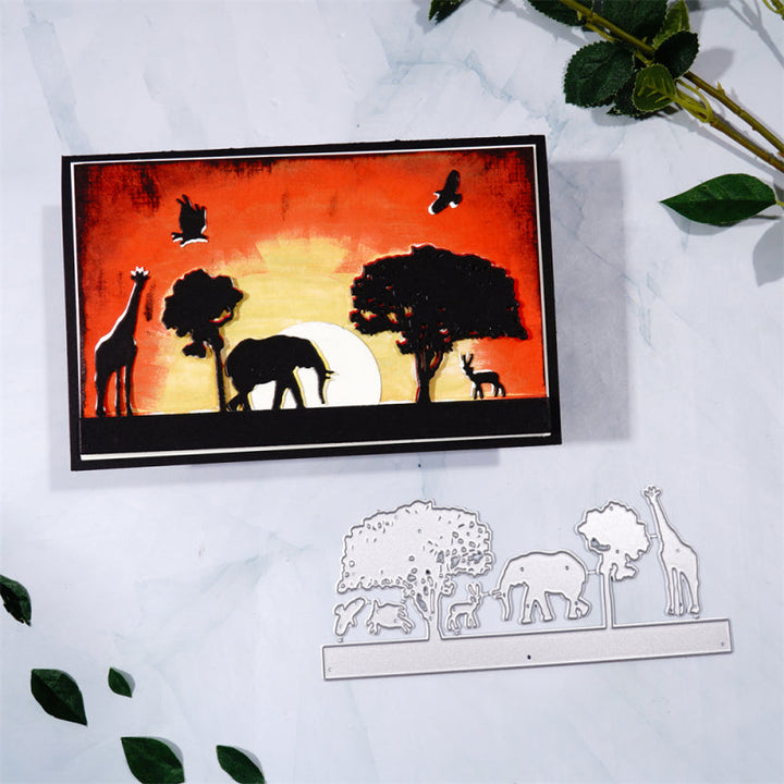 Kokorosa Metal Cutting Dies With African Flora and Fauna