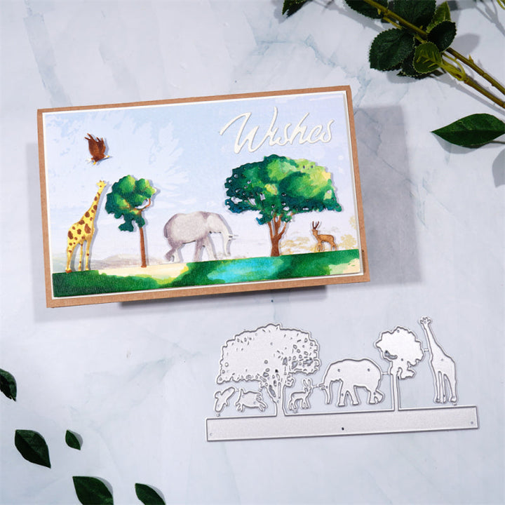 Kokorosa Metal Cutting Dies With African Flora and Fauna
