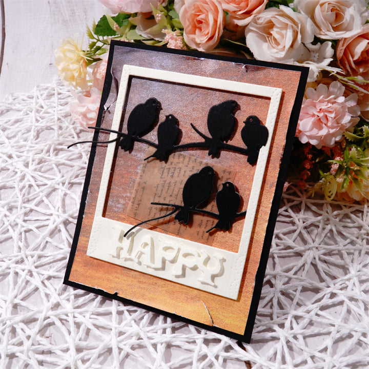 Kokorosa Metal Cutting Dies With Birds On The Branch