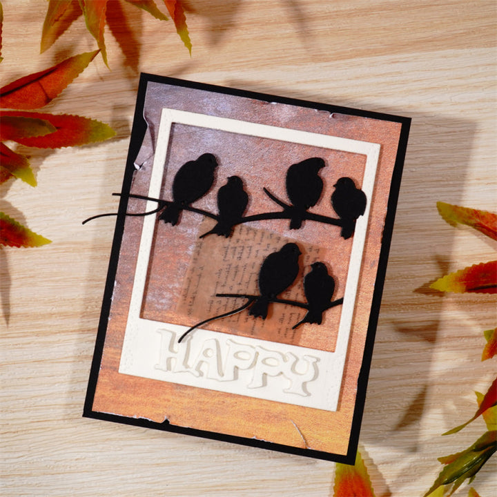 Kokorosa Metal Cutting Dies With Birds On The Branch