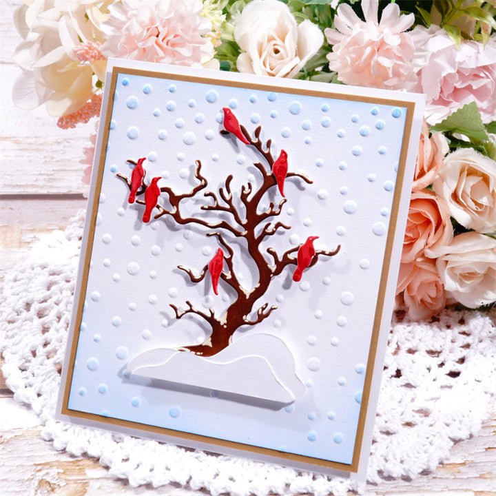 Kokorosa Metal Cutting Dies With Little Birds On the Tree