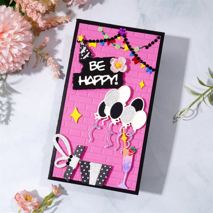 Kokorosa Metal Cutting Dies With Birthday Celebration Elements