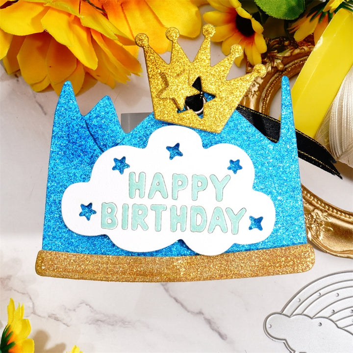 Kokorosa Metal Cutting Dies With Birthday Crown