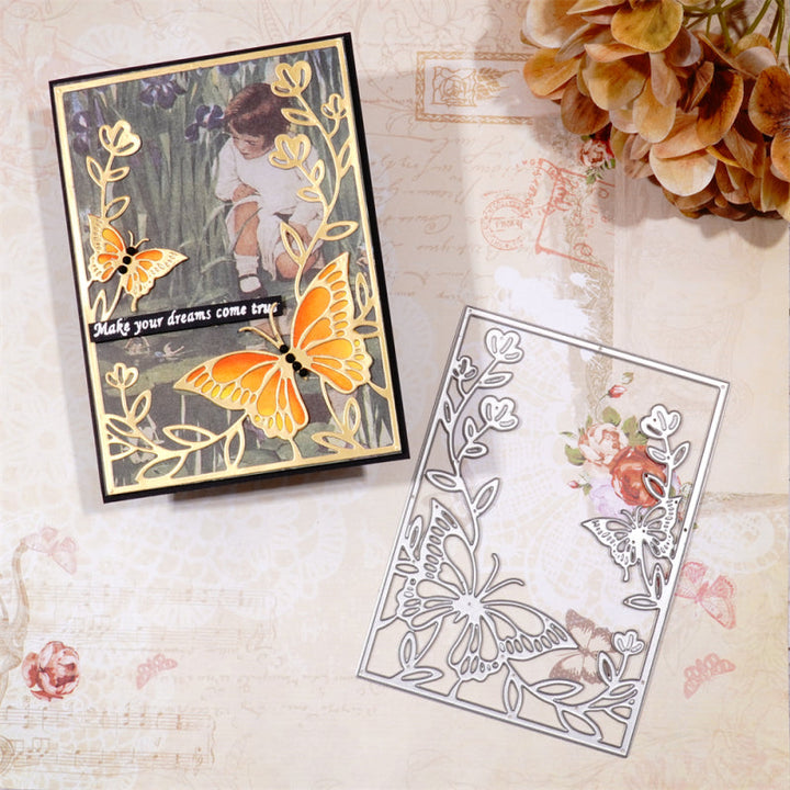 Kokorosa Metal Cutting Dies With Butterfly Flower Series