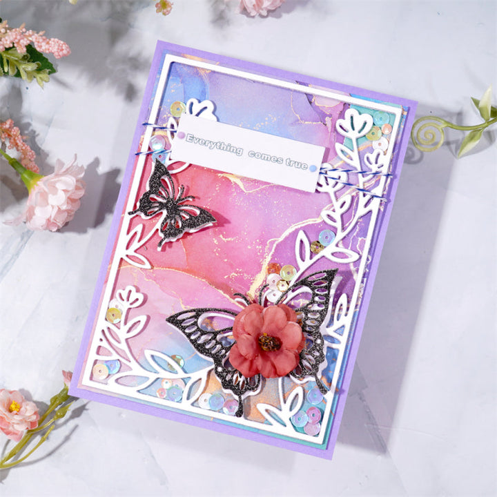 Kokorosa Metal Cutting Dies With Butterfly Flower Series
