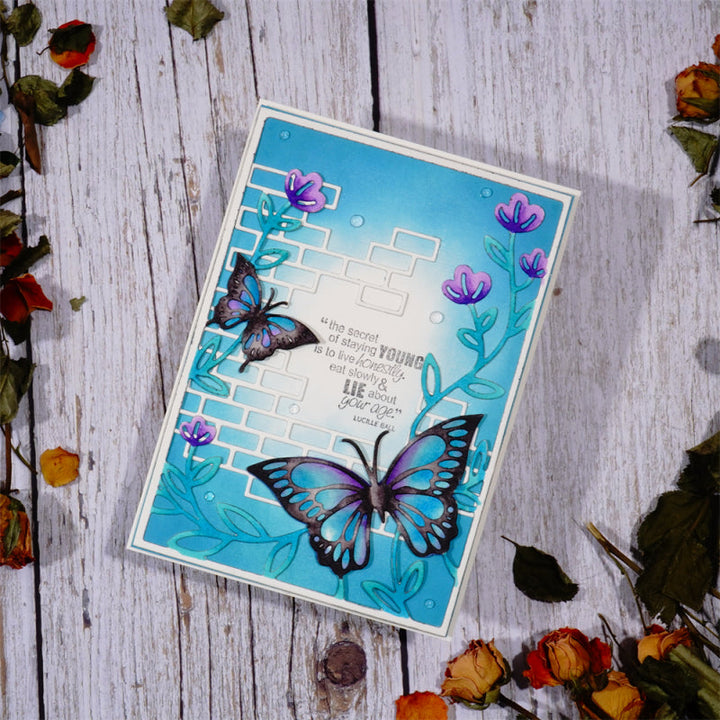 Kokorosa Metal Cutting Dies With Butterfly Flower Series