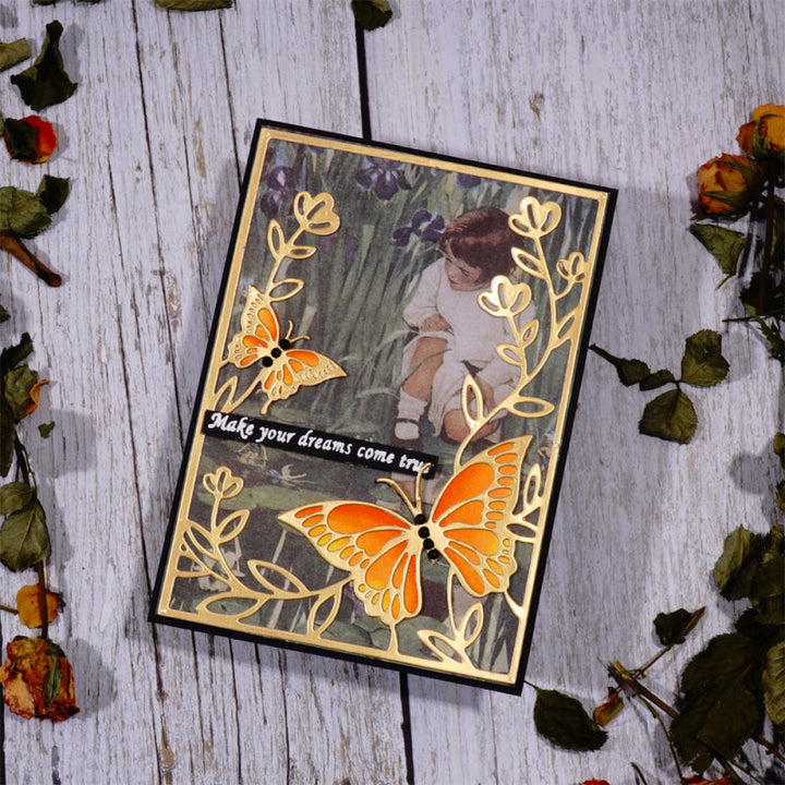 Kokorosa Metal Cutting Dies With Butterfly Flower Series