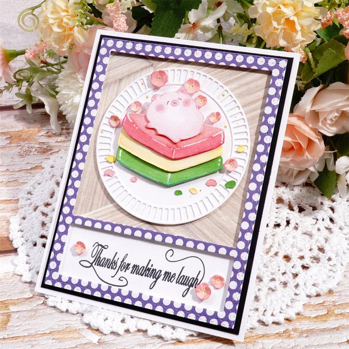 Kokorosa Metal Cutting Dies With Cake Pig