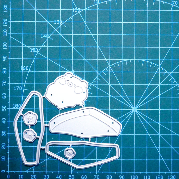 Kokorosa Metal Cutting Dies With Cake Pig
