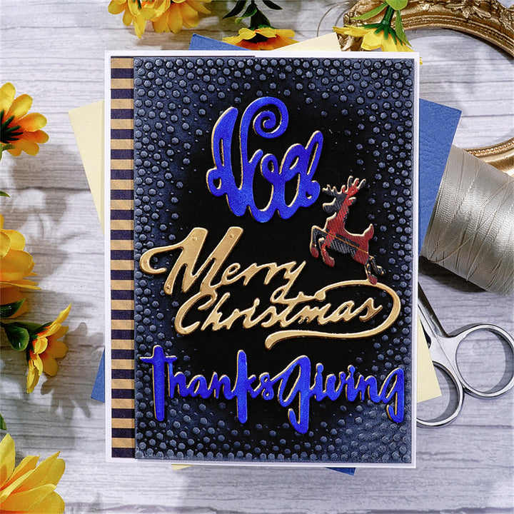 Kokorosa Metal Cutting Dies With Celebration Phrases