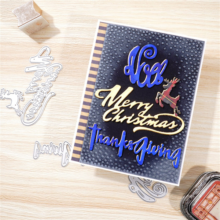 Kokorosa Metal Cutting Dies With Celebration Phrases