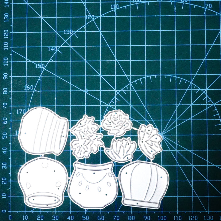 Kokorosa Metal Cutting Dies With Ceramic Flower Pots