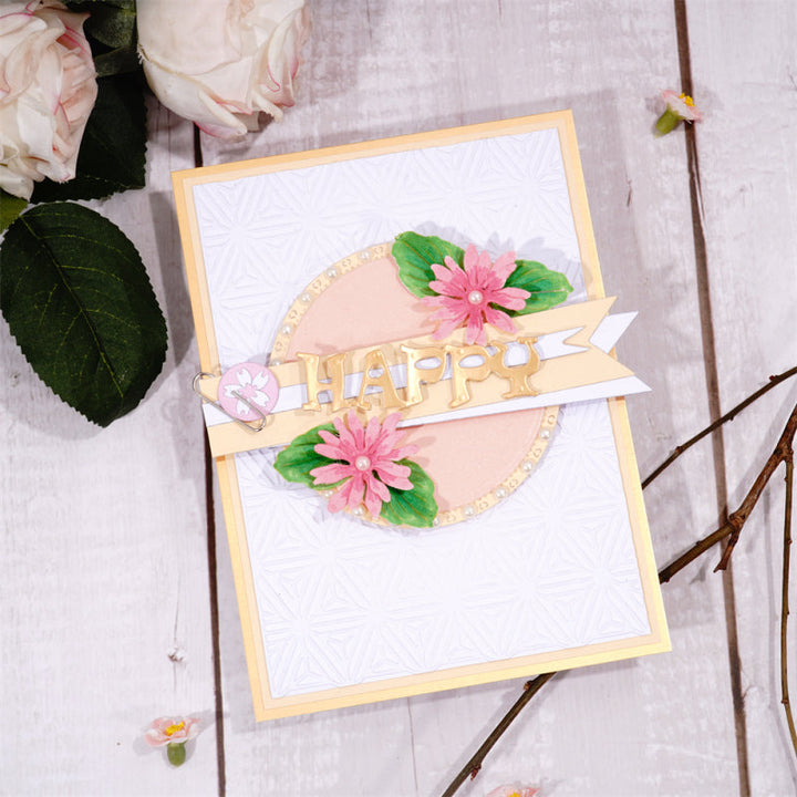 Kokorosa Metal Cutting Dies With Cherry Blossom Label