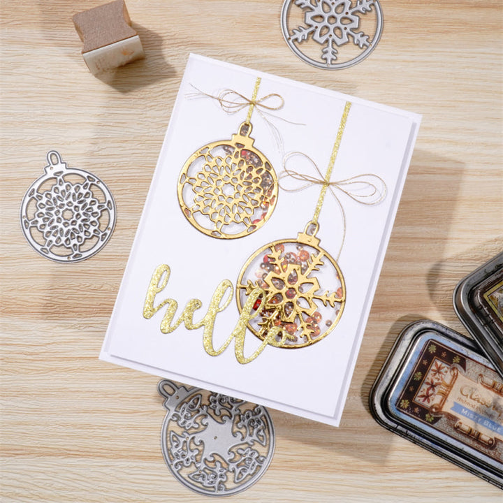 Kokorosa Metal Cutting Dies With Christmas Ornament