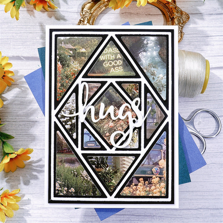 Kokorosa Metal Cutting Dies With Classic Rectangle Border