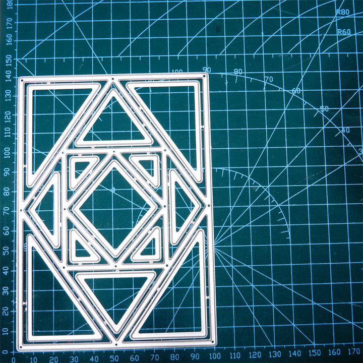 Kokorosa Metal Cutting Dies With Classic Rectangle Border