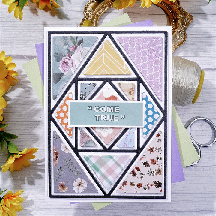 Kokorosa Metal Cutting Dies With Classic Rectangle Border
