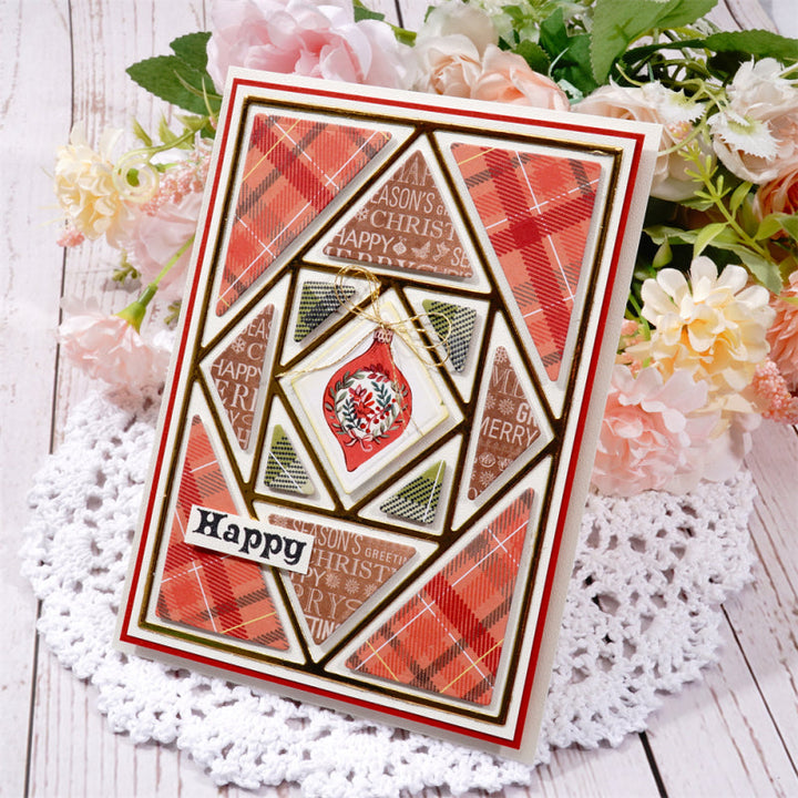 Kokorosa Metal Cutting Dies With Classic Rectangle Border