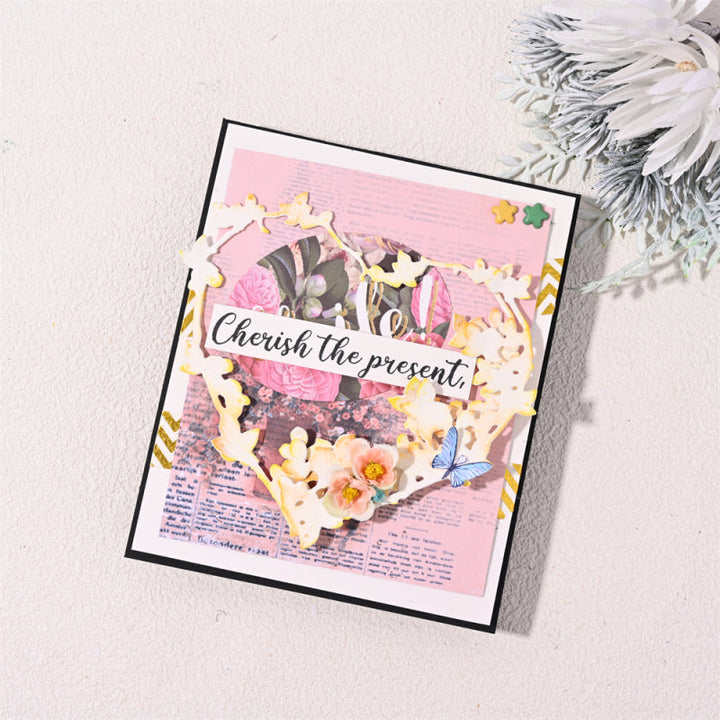 Kokorosa Metal Cutting Dies With Cute Heart