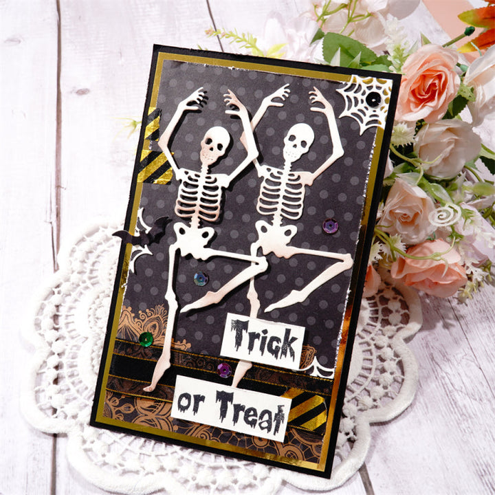 Kokorosa Metal Cutting Dies With Dancing Skeleton