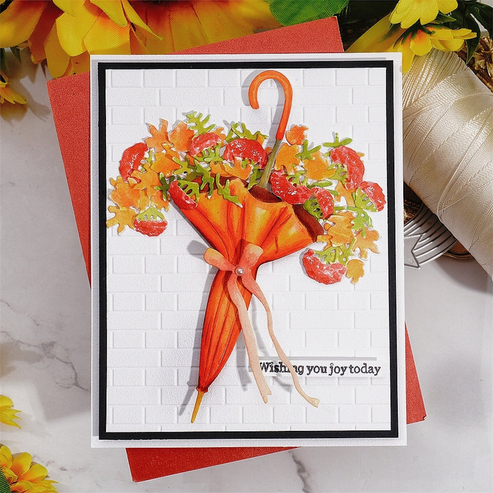 Kokorosa Metal Cutting Dies With Flora Umbrella