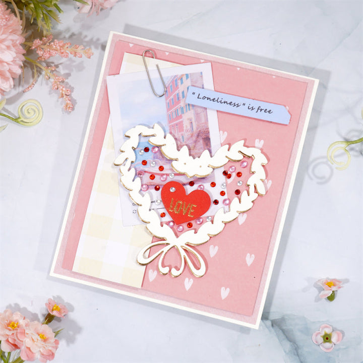Kokorosa Metal Cutting Dies With Heart-shaped Border