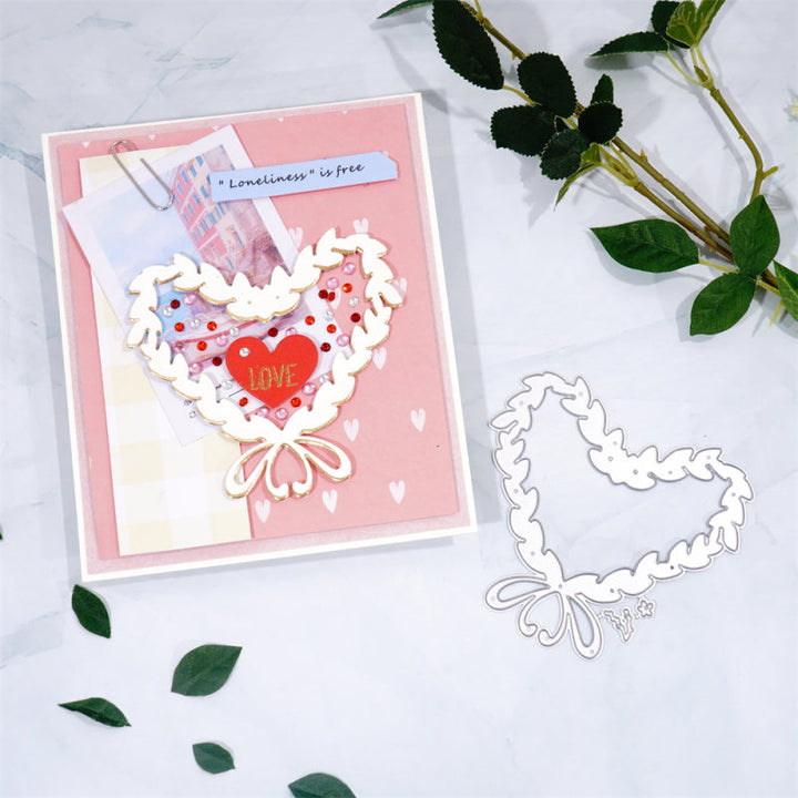 Kokorosa Metal Cutting Dies With Heart-shaped Border