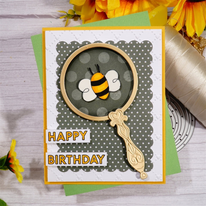 Kokorosa Metal Cutting Dies With Magnifying Glass