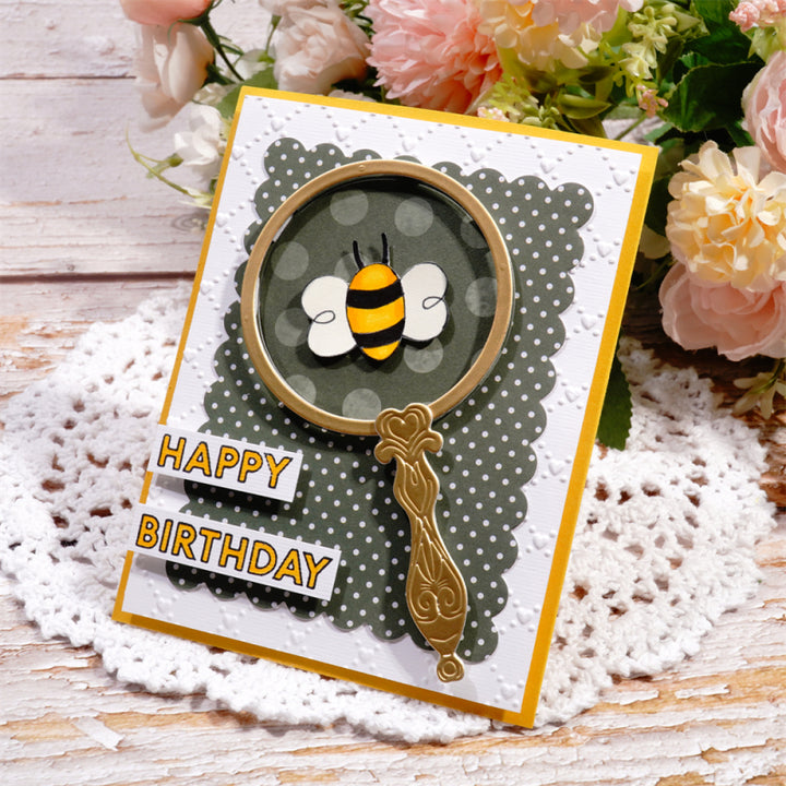 Kokorosa Metal Cutting Dies With Magnifying Glass