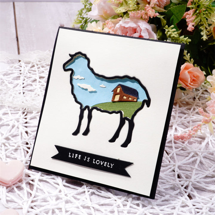 Kokorosa Metal Cutting Dies With Prairie and Sheep