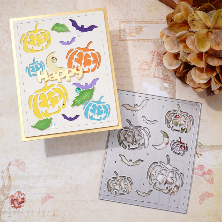 Kokorosa Metal Cutting Dies With Pumpkin Background Board