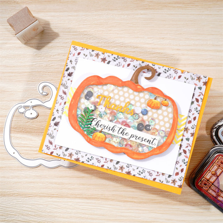 Kokorosa Metal Cutting Dies With Pumpkin Border