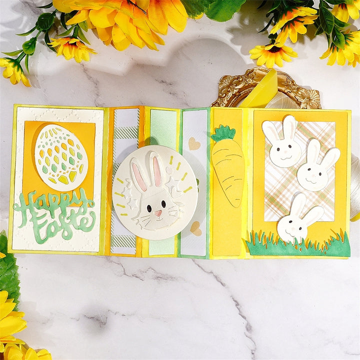 Kokorosa Metal Cutting Dies With Rectangular Foldable Border