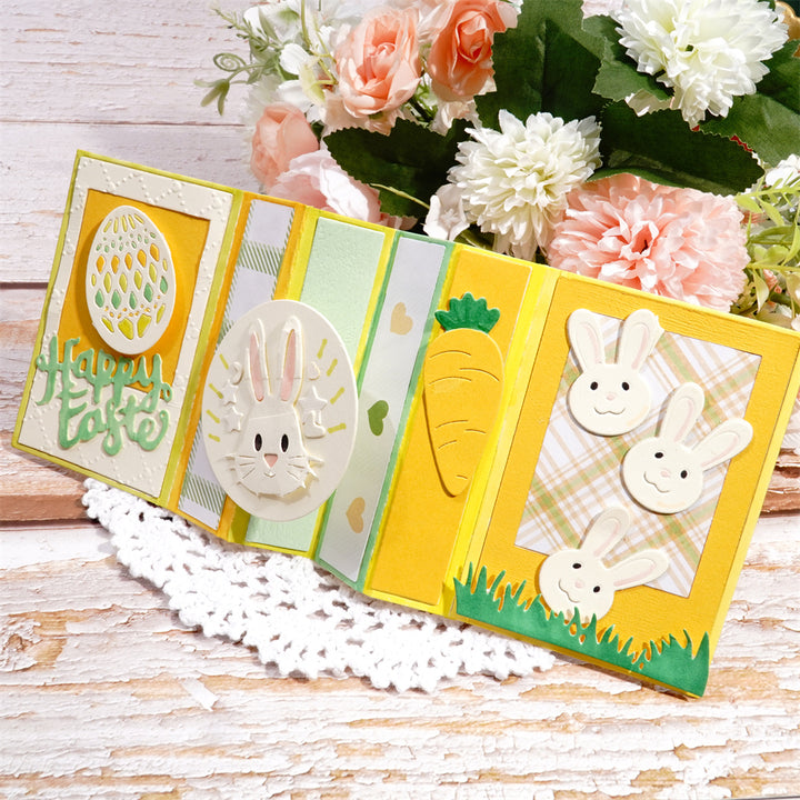 Kokorosa Metal Cutting Dies With Rectangular Foldable Border