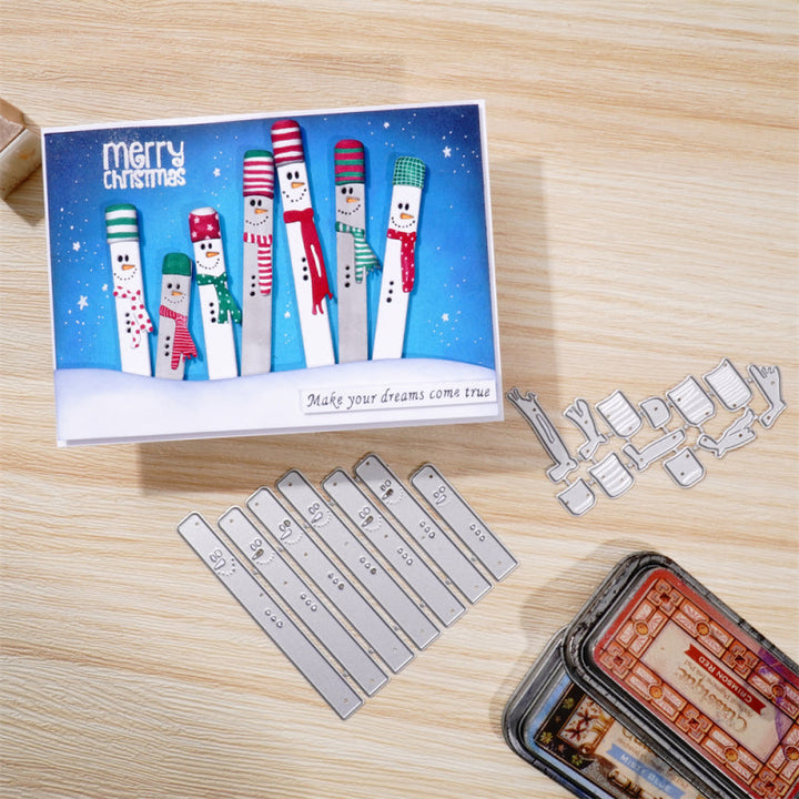Kokorosa Metal Cutting Dies With Slim Snowman