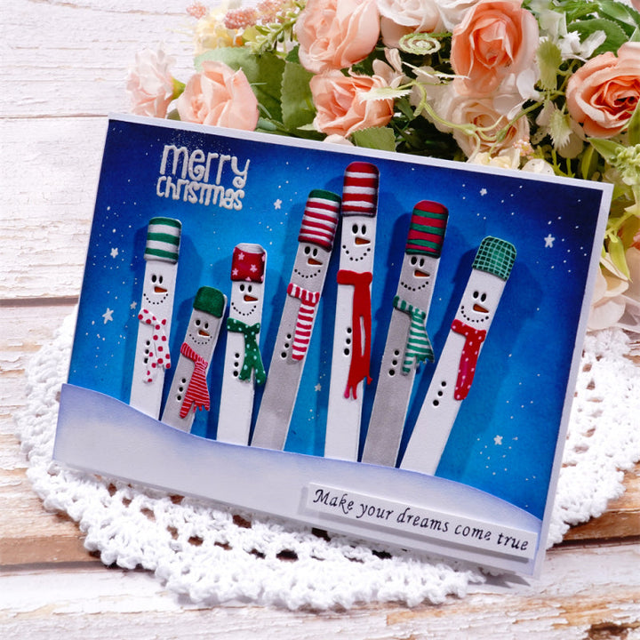 Kokorosa Metal Cutting Dies With Slim Snowman