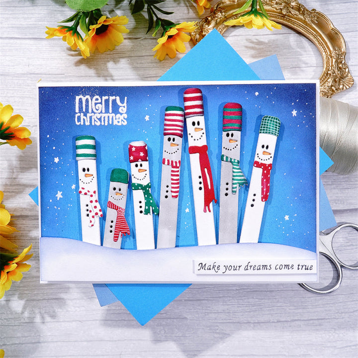 Kokorosa Metal Cutting Dies With Slim Snowman