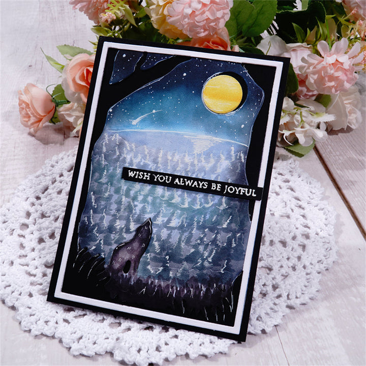 Kokorosa Metal Cutting Dies With The Forest Background Board