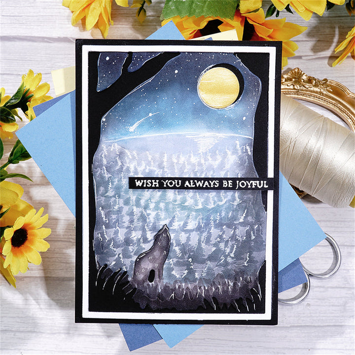 Kokorosa Metal Cutting Dies With The Forest Background Board