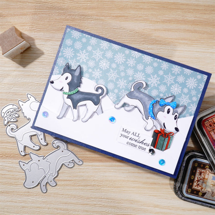 Kokorosa Metal Cutting Dies With Two Huskies