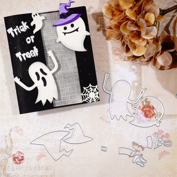 Kokorosa Metal Cutting Dies With Two Naughty Ghosts