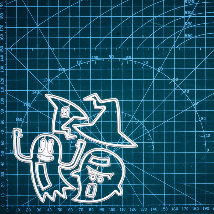 Kokorosa Metal Cutting Dies With Two Naughty Ghosts