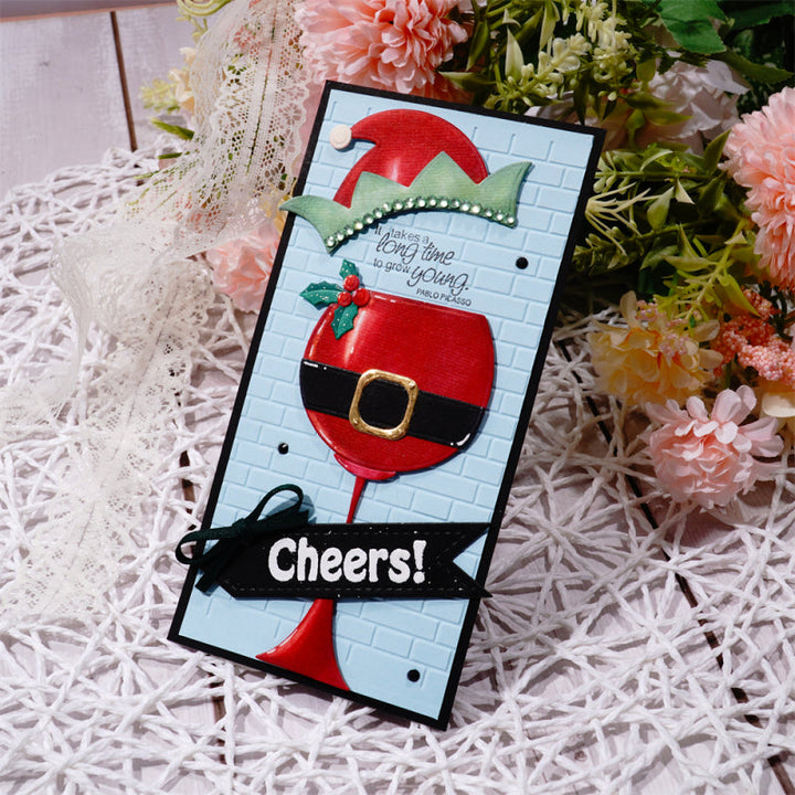 Kokorosa Metal Cutting Dies With Wine Glass